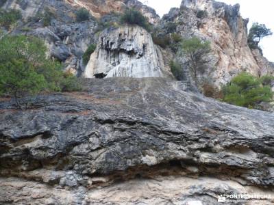 camino primitivo maderuelo senda del oso nacimiento del rio mundo embalse de picadas